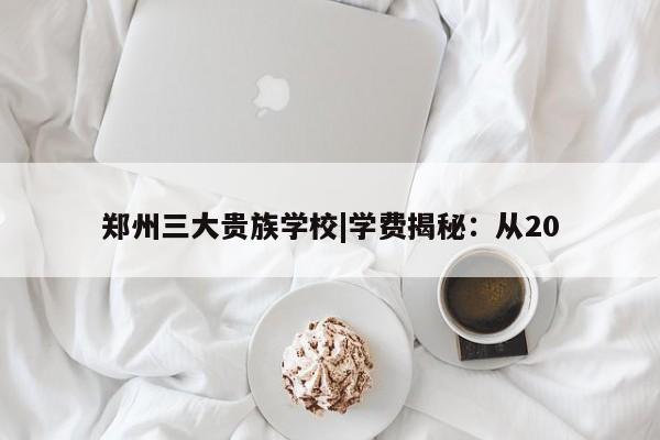 郑州三大贵族学校|学费揭秘:从20